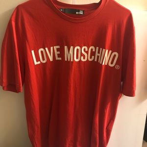 Red Moschino T-shirt